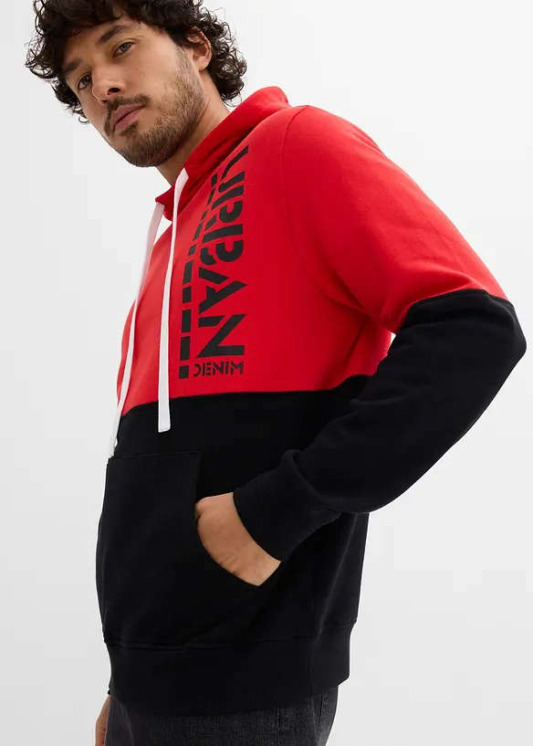 Hoodie, slim fit, bonprix