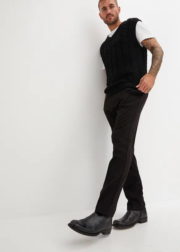 Regular fit chino met scherpe vouw, straight, bonprix