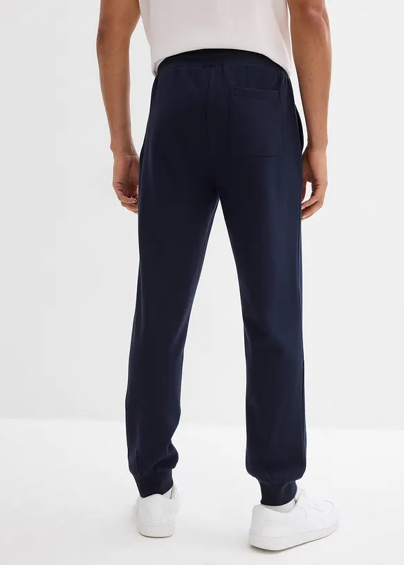 Joggingbroek met geribde boorden aan de onderrand, bonprix