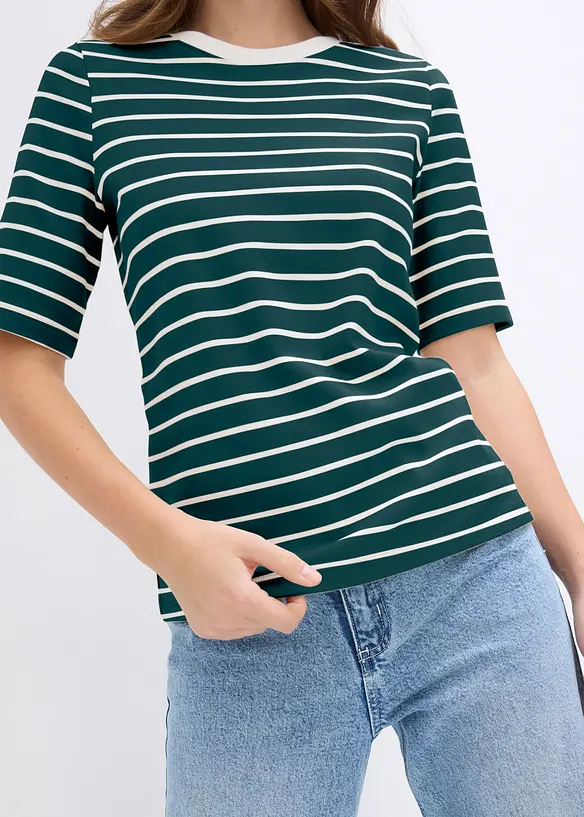 T-shirt van zwaar biologisch katoen, bonprix