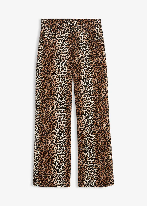 Wide leg jeans, mid waist, bonprix