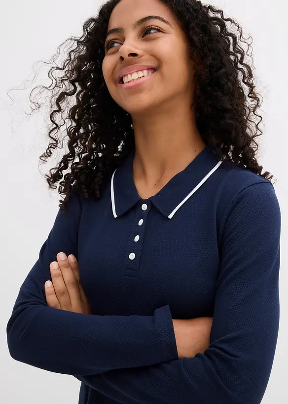 Uitlopende shirtjurk van puur biologisch katoen, bonprix