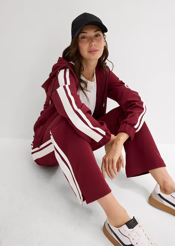 Joggingbroek met sportieve strepen, bonprix