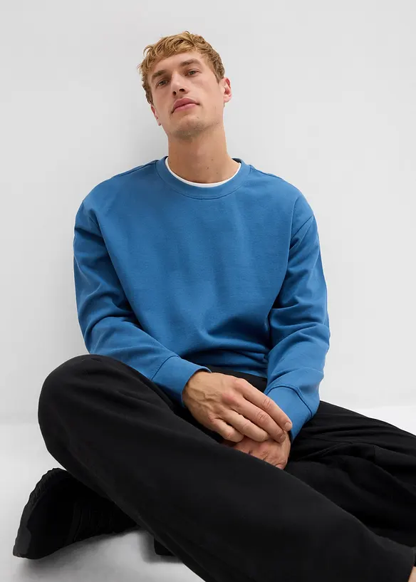 Oversized sweater van biologisch katoen, bonprix