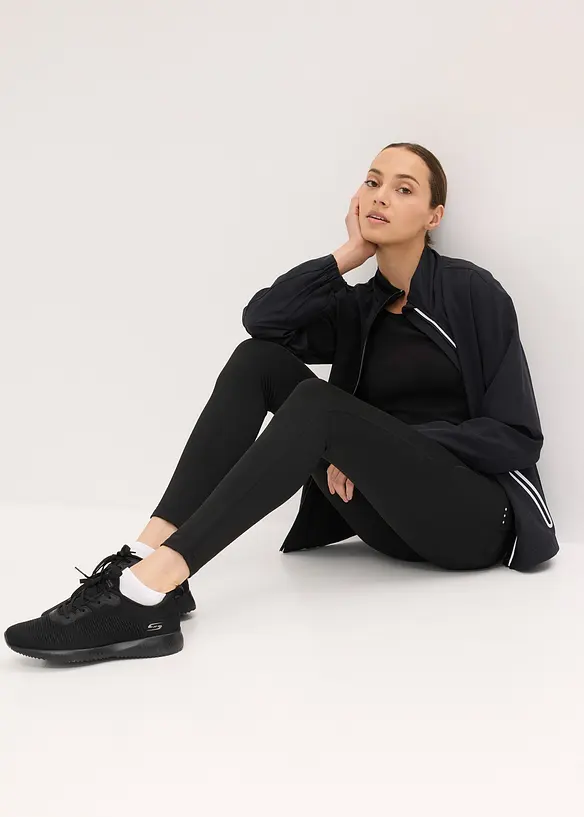 Thermo legging met reflecterende details en zakje voor smartphone, bonprix