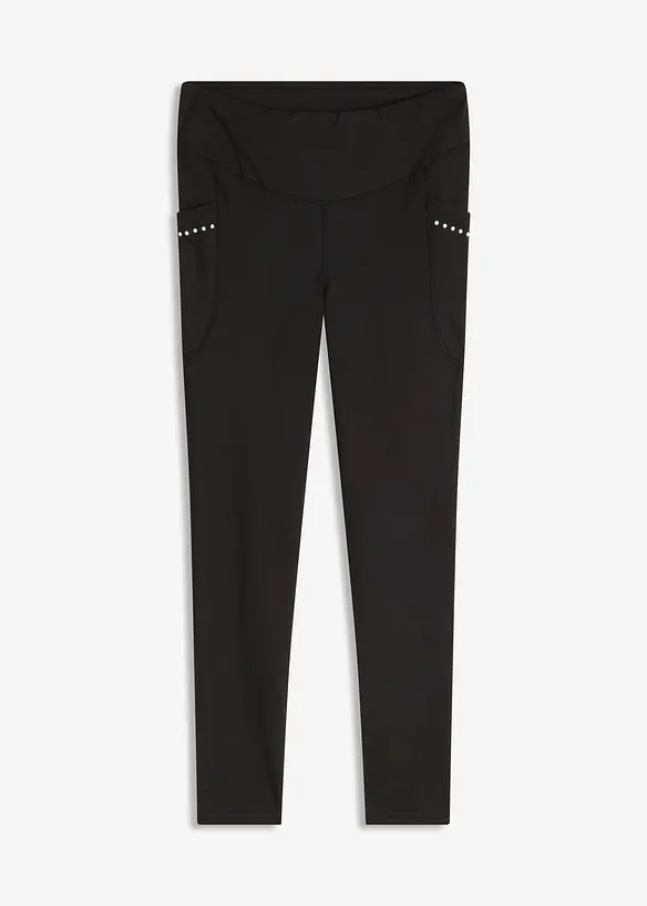 Thermo legging met reflecterende details en zakje voor smartphone, bonprix
