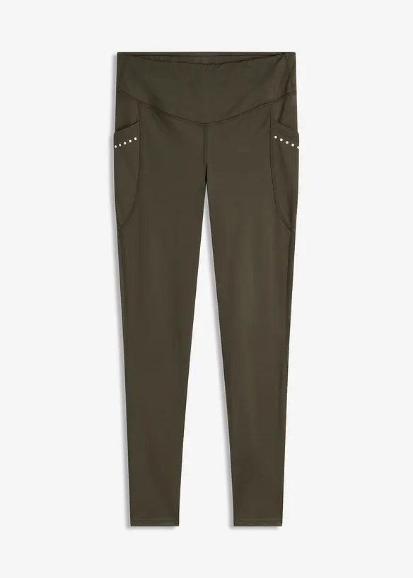 Thermo legging met reflecterende details en zakje voor smartphone, bonprix