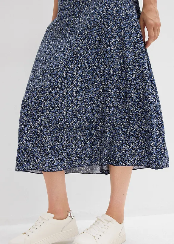 Midirok van soepele viscose, bonprix