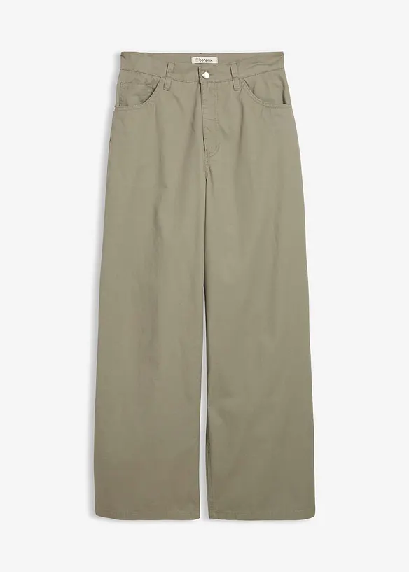 Twill broek van katoen, bonprix