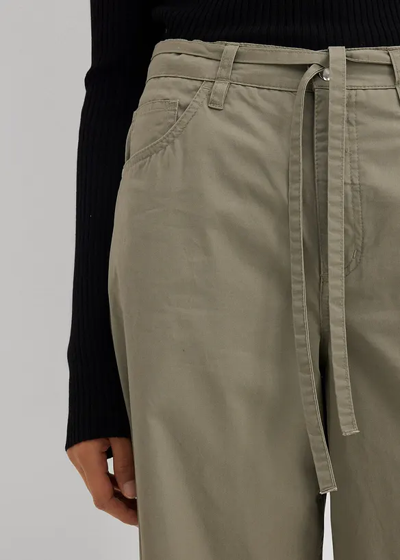 Twill broek van katoen, bonprix