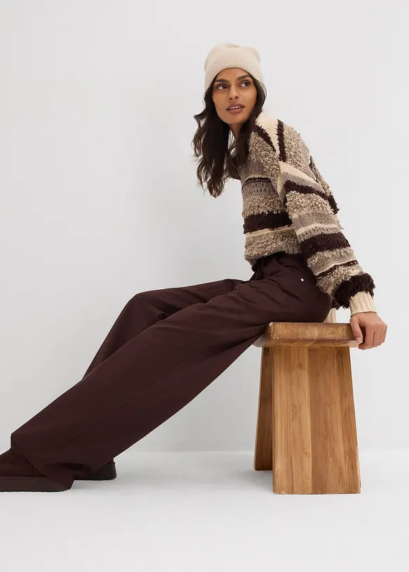 Twill broek van katoen, bonprix
