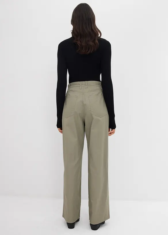 Twill broek van katoen, bonprix