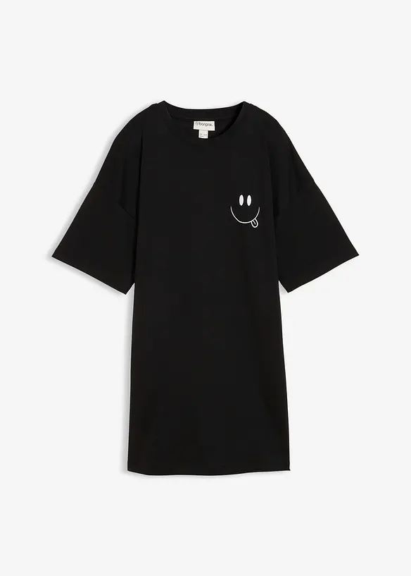Oversized longshirt van biologisch katoen, bonprix