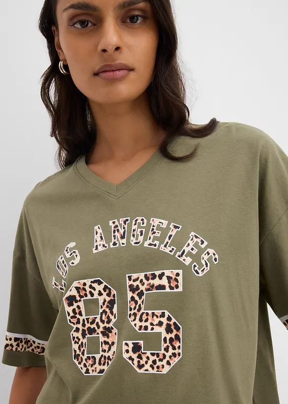 Oversized shirt van biologisch katoen, bonprix