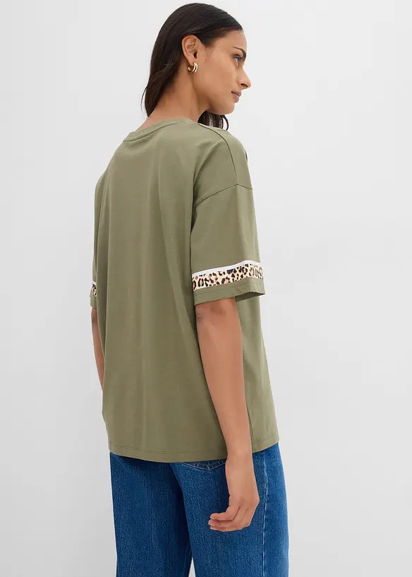 Oversized shirt van biologisch katoen, bonprix