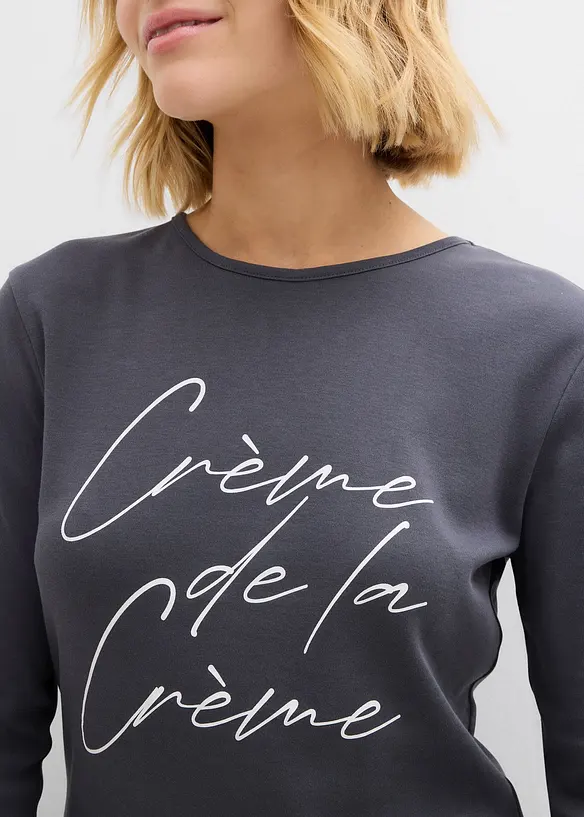Longsleeve van katoen, bonprix