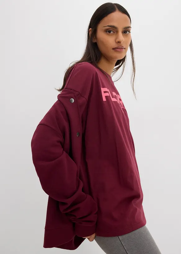 Oversized T-shirt van puur biologisch katoen, bonprix