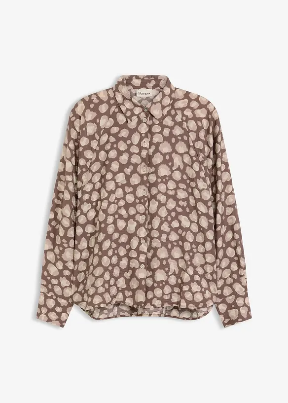 Viscose blouse met vleermuismouwen, bonprix