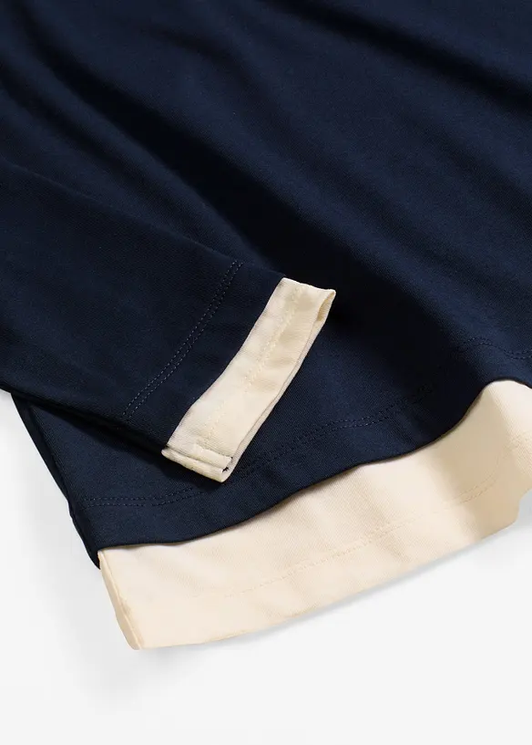 Longsleeve in een katoenmix, bonprix