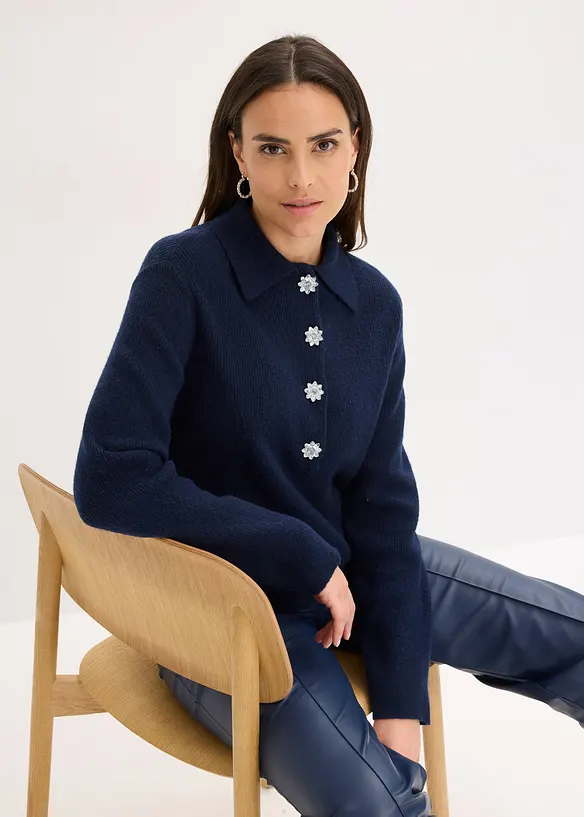 Polo-trui met wol, bonprix