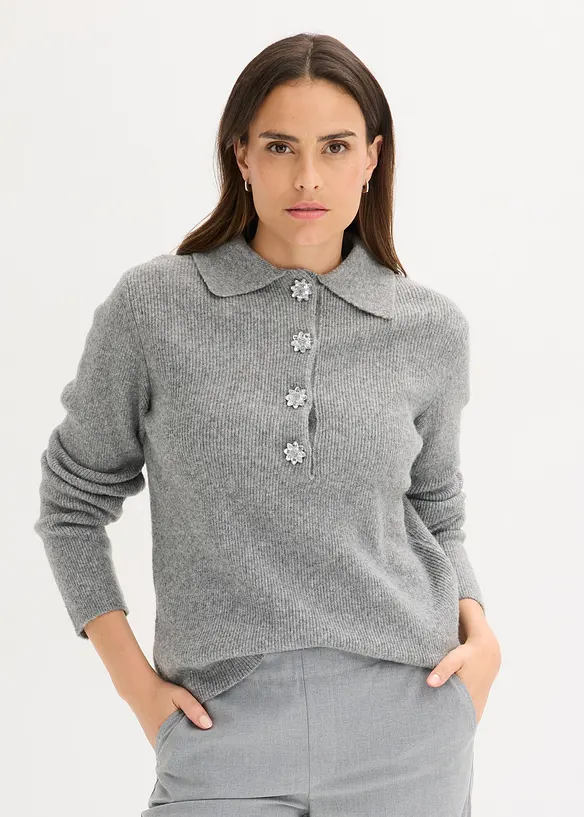 Polo-trui met wol, bonprix