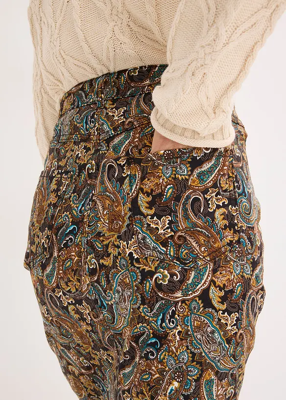 Stretch rok met katoen, bonprix