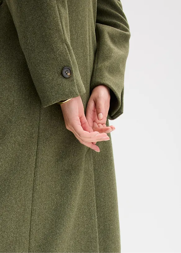 Lange blazerjas met viscose, bonprix