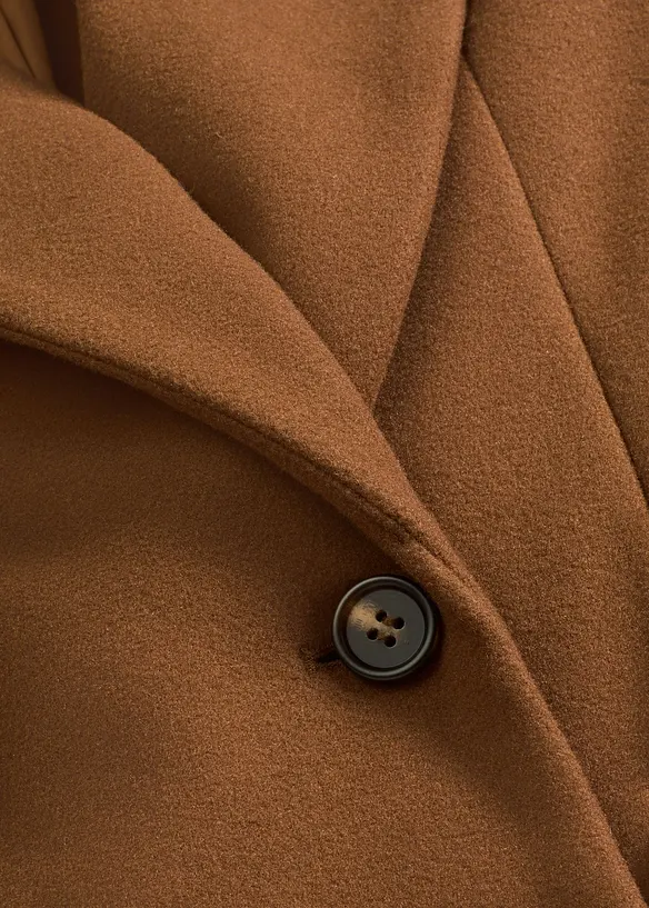 Lange blazerjas met viscose, bonprix