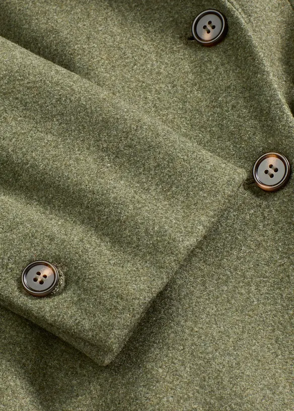 Lange blazerjas met viscose, bonprix