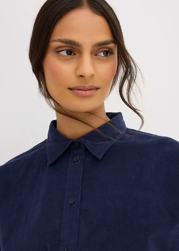 Corduroy overhemdblouse, bonprix