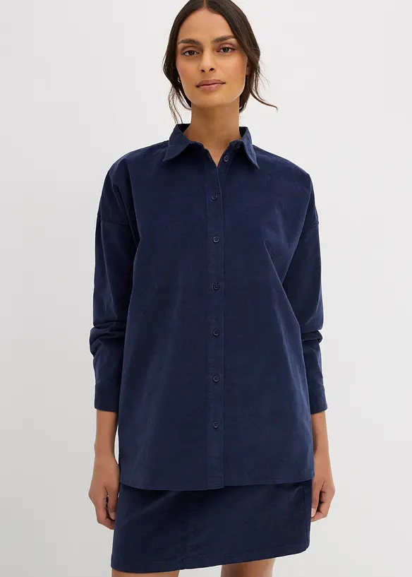Corduroy overhemdblouse, bonprix