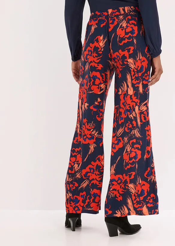 Palazzo broek van lichte viscose-crêpe, bonprix