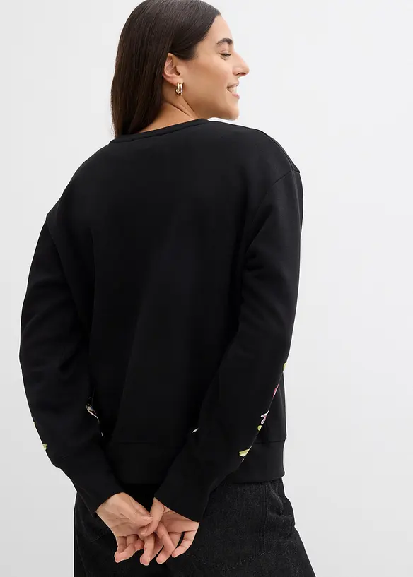 Sweater in een katoenmix, bonprix