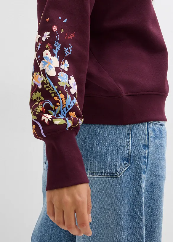 Sweater in een katoenmix, bonprix