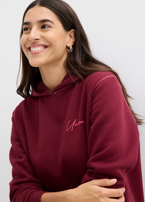 Sweatjurk in een katoenmix, bonprix
