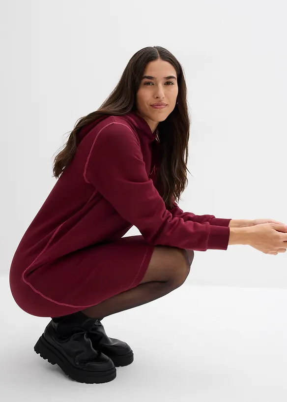 Sweatjurk in een katoenmix, bonprix