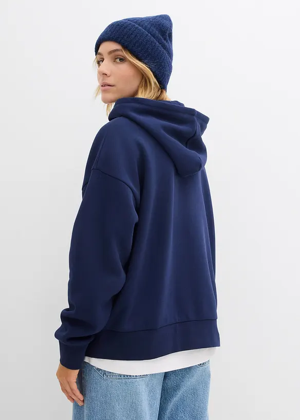 Oversized sweater in een katoenmix, bonprix