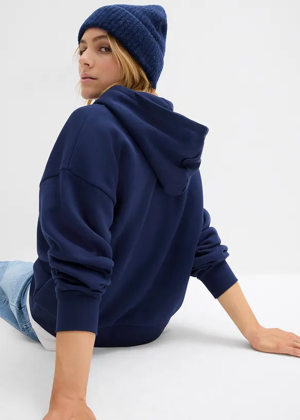 Oversized sweater in een katoenmix, bonprix