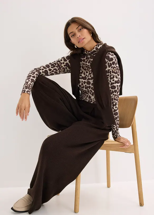 Longsleeve in een zachte viscosemix, bonprix