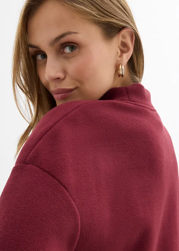 Fleece trui, bonprix