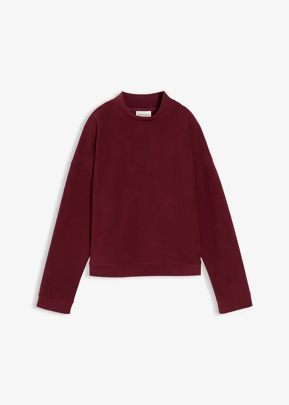Fleece trui, bonprix
