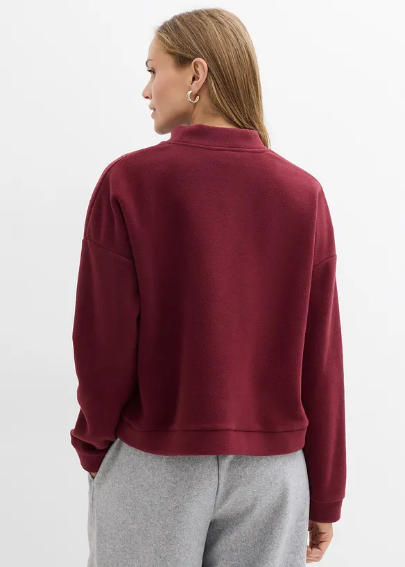 Fleece trui, bonprix