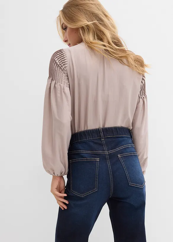 Straight jeans high waist met zakdetails, bonprix