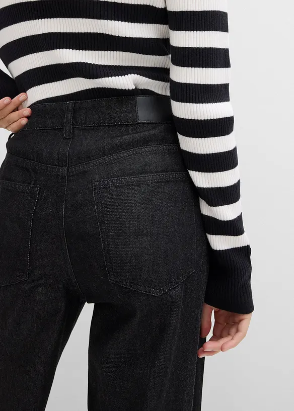 Baggy jeans mid waist, bonprix