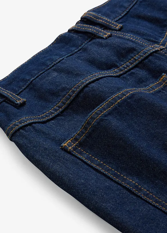 Long straight jeans van biologisch katoen, high waist, bonprix
