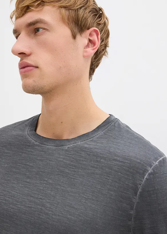 Longsleeve in gewassen look (set van 2), bonprix