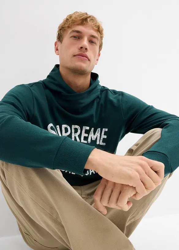 Hoodie in een zachte katoenmix, bonprix