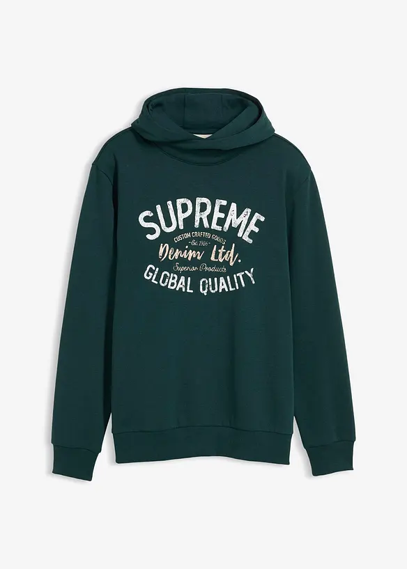 Hoodie in een zachte katoenmix, bonprix
