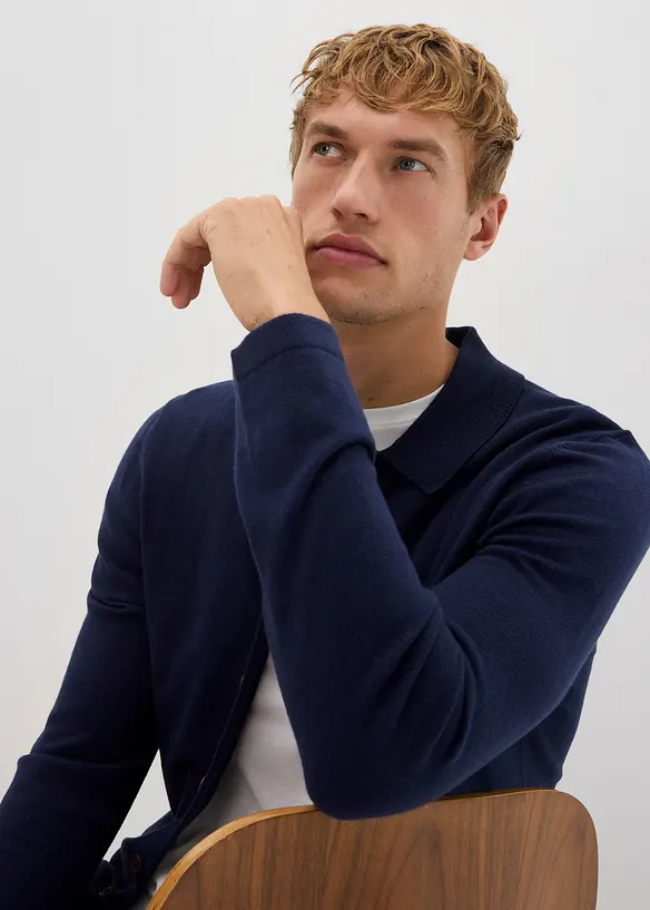 Fijn gebreid vest, bonprix