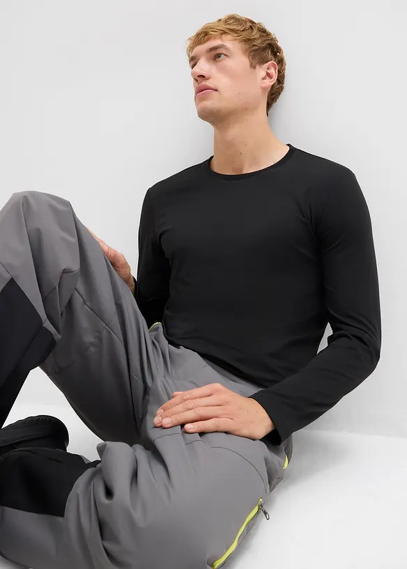 Thermoshirt met lange mouwen, slim fit (set van 2), bonprix